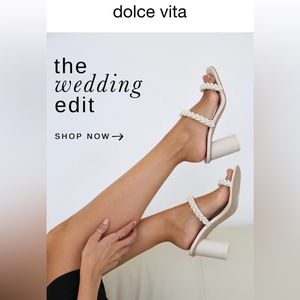 Dolce Vita Pearls Size 8.5